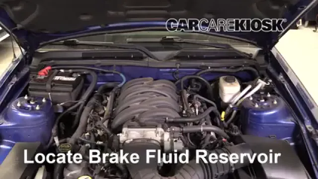 2007 Ford Mustang GT 4.6L V8 Coupe Brake Fluid Check Fluid Level